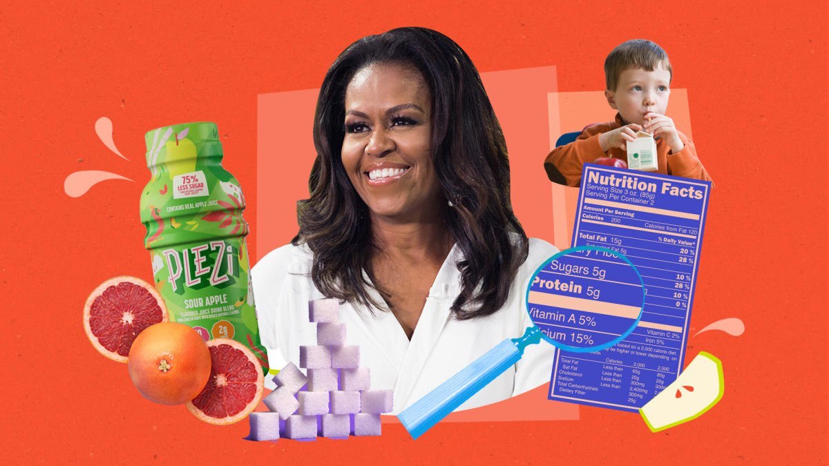 فرمول آب میوه میشل اوباما برای کودکان و نظر متخصصان تغذیه درباره آن