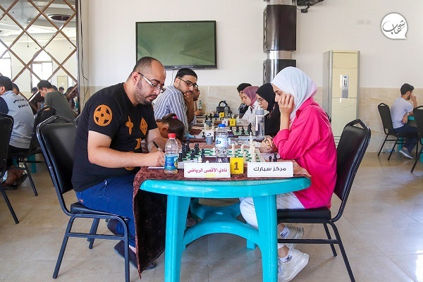 برگزاری مسابقات شطرنج شهر غزه +تصاویر