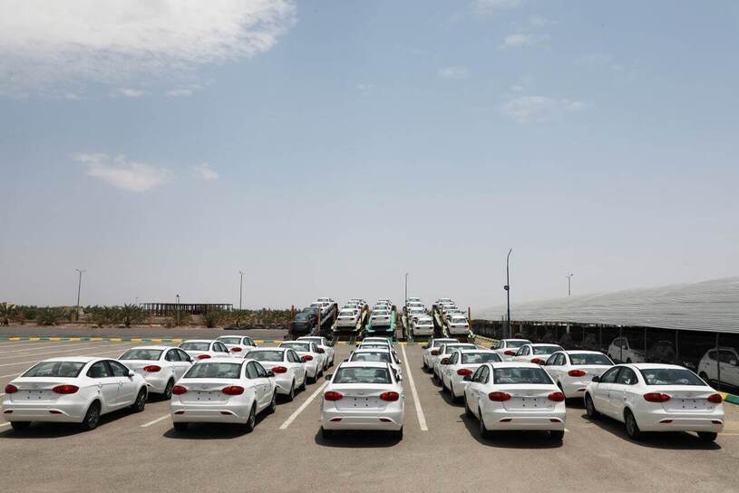 صادرات خودرو جی ۴ کرمان موتور به عراق +عکس