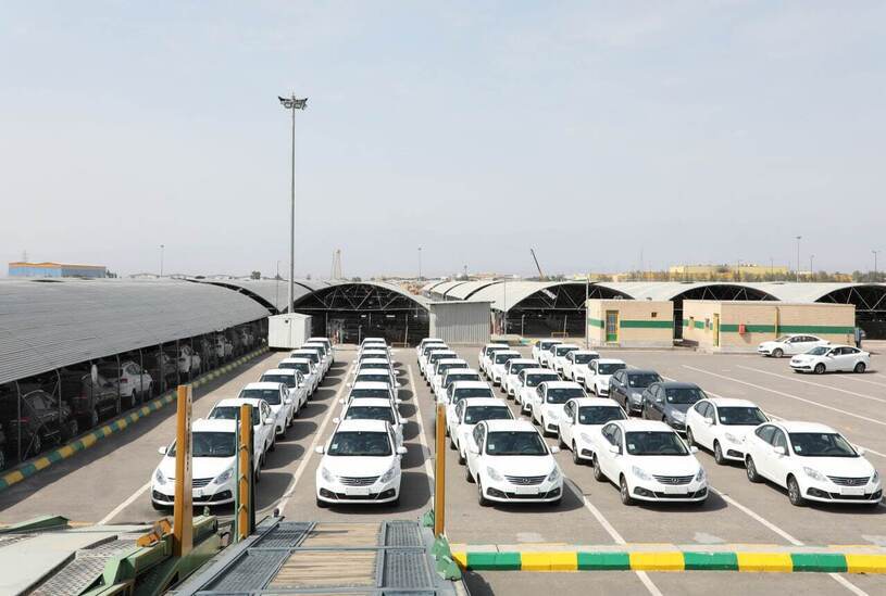 صادرات خودرو جی ۴ کرمان موتور به عراق +عکس